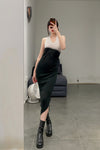 marc le bihan black and white dyed sundress 2862 E23 black/white